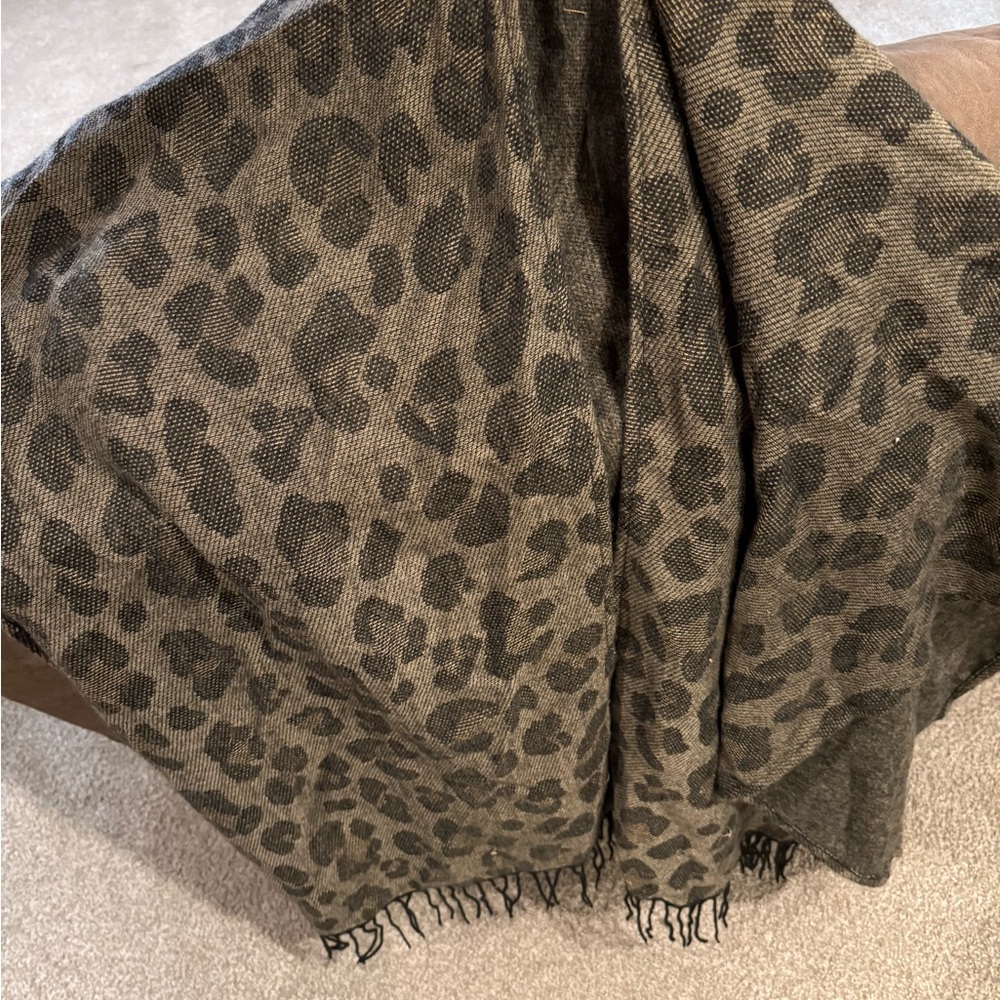 Woolrich Leopard Print Tunic - Black and Brown